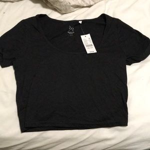 Pacsun black crop top